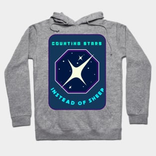 Counting Stars Instead Of Sheep Astronomy Lover Hoodie